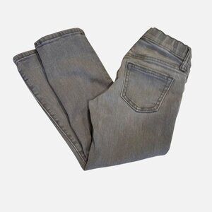 Old Navy Toddler Boys Jeans 5T Gray Karate Indigo Adjustable Waist Built In Flex